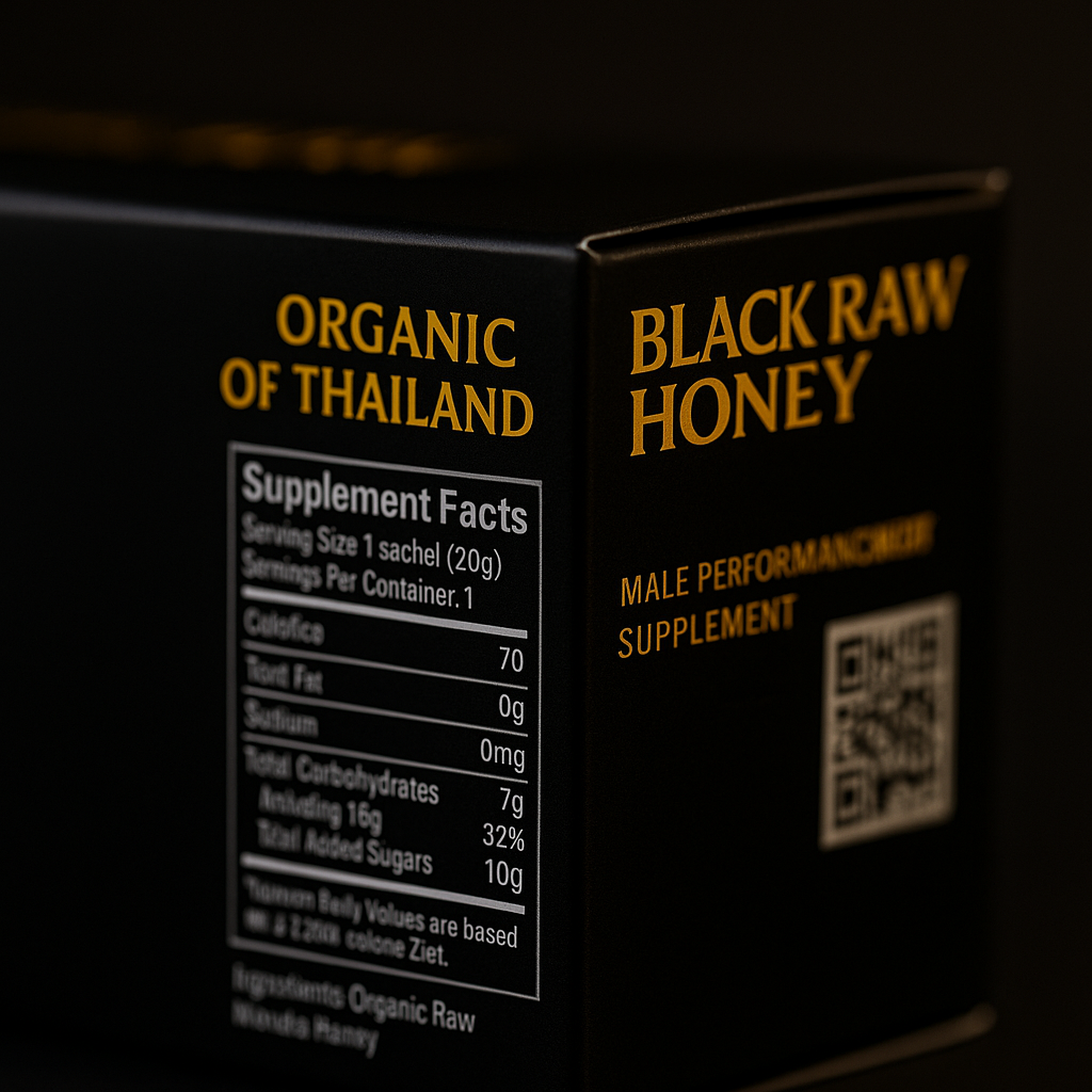 Black Raw Honey (Box of 10)